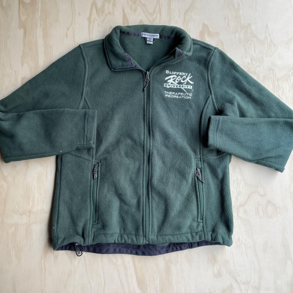 Slippery Rock University SRU Therapeutic Fleece Jacket Womens Medium Full‎ Zip
